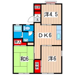 コーポ塙山の物件間取画像